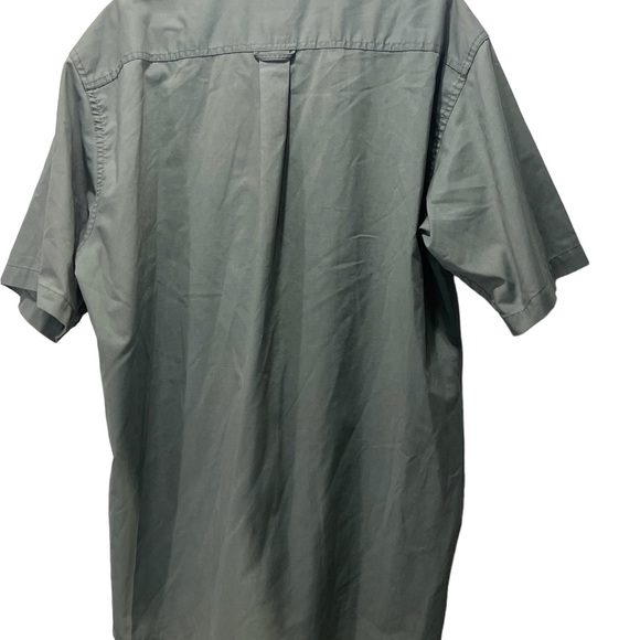 CABELAS, LARGE/TALL, GREEN, SHORT SLEEVE, BUTTON UP. - Picture 6 of 8